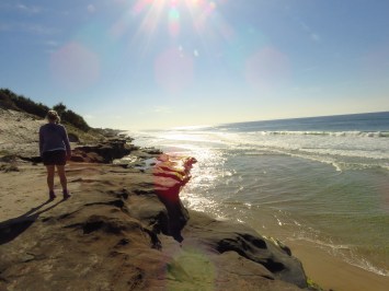 Walking on the coffee cliffs