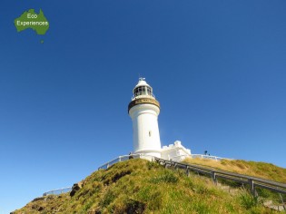 Cape Byron Lighthouse is 100m above sea level